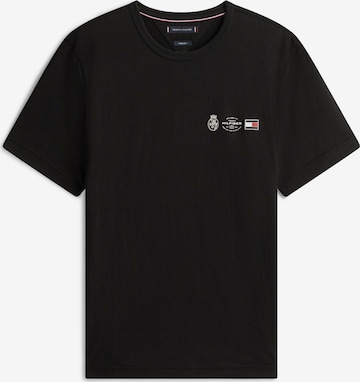 melns TOMMY HILFIGER T-Krekls: no priekšpuses