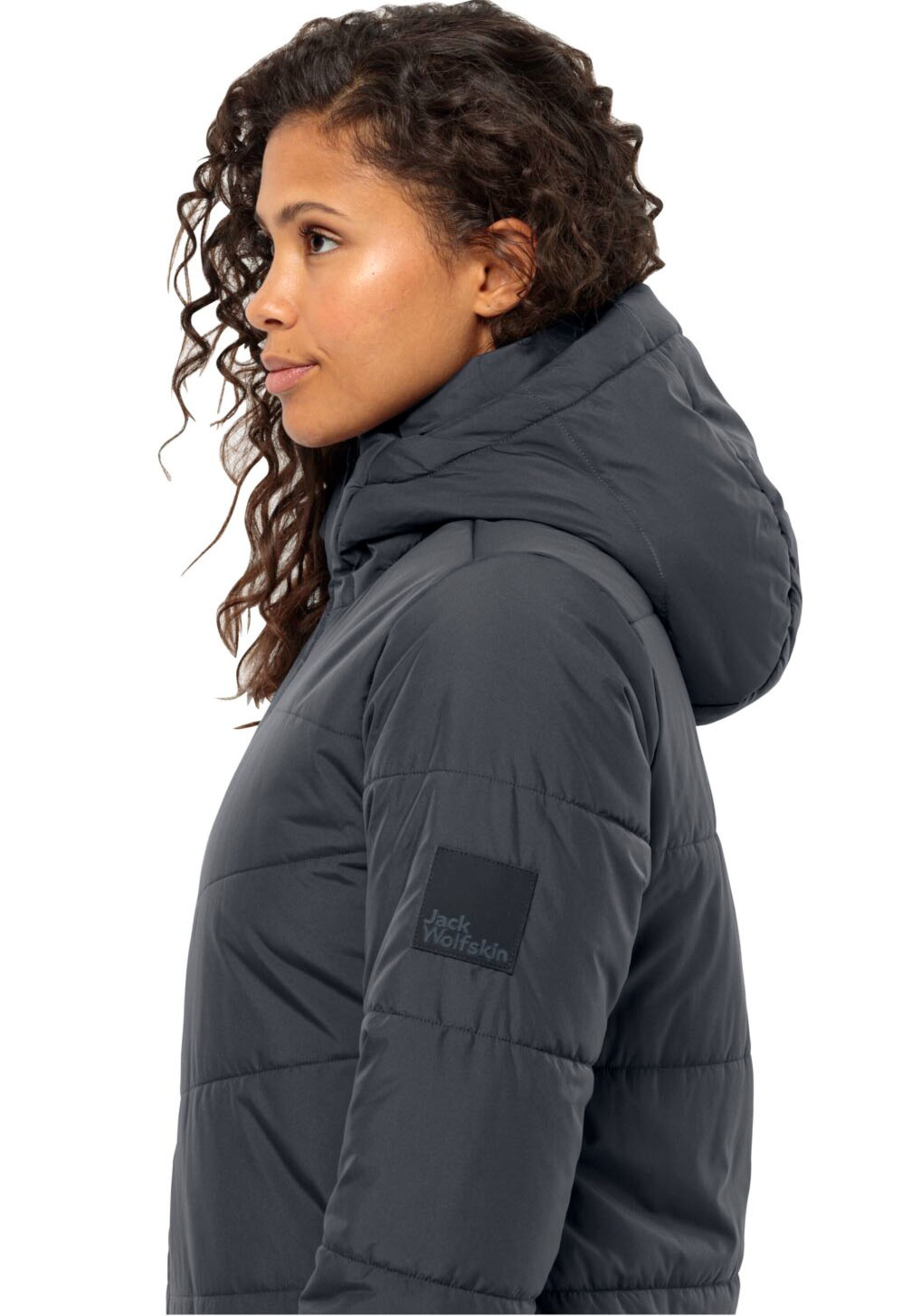 JACK WOLFSKIN Winter Coat in Grey