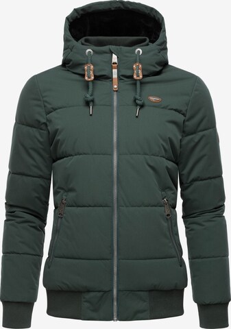 Veste fonctionnelle 'Nuggys Solid' Ragwear en vert : devant