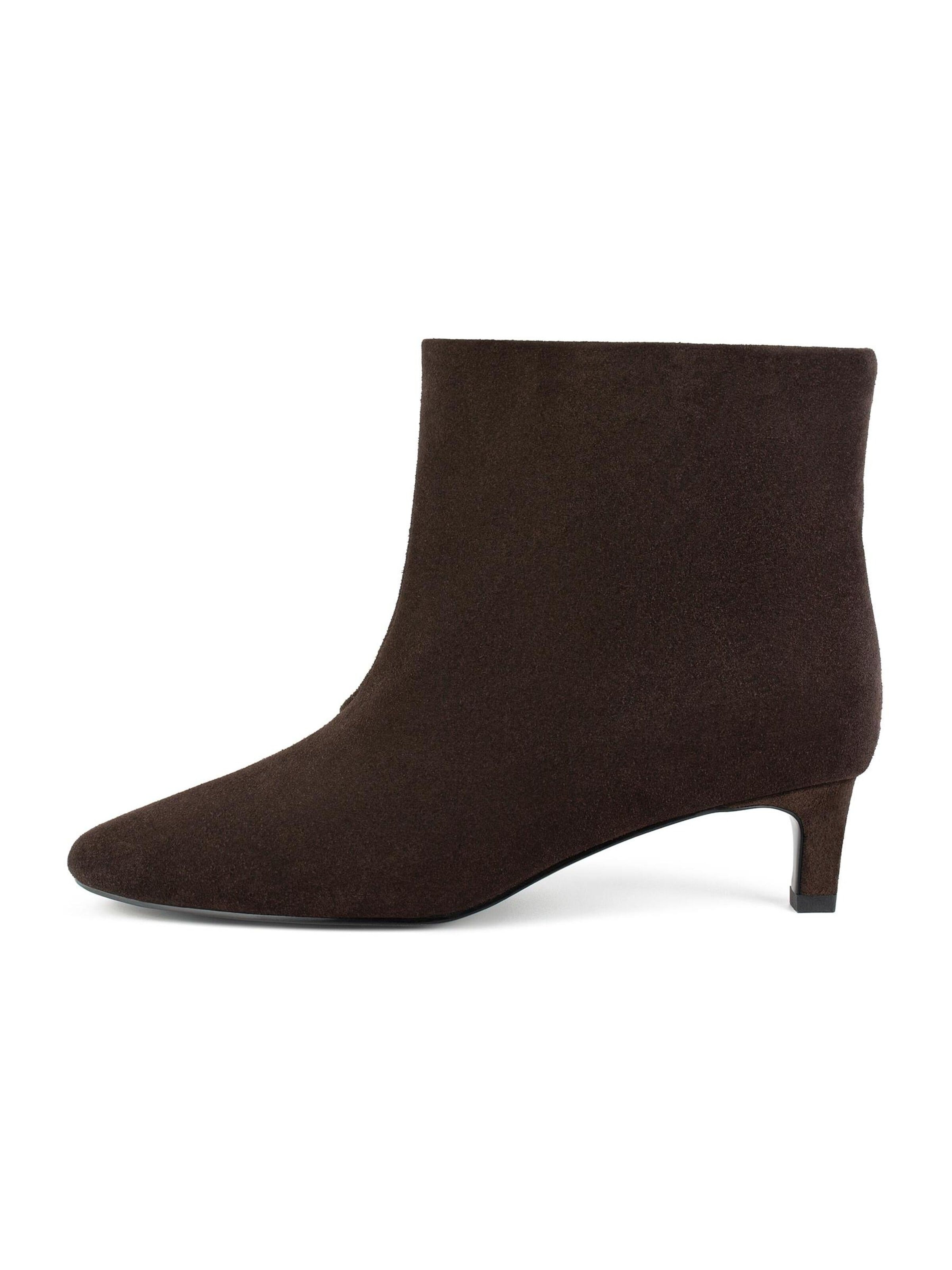 L37 HANDMADE SHOES Ankle boots 'TWILIGHT GLIMMER' in Brown: front