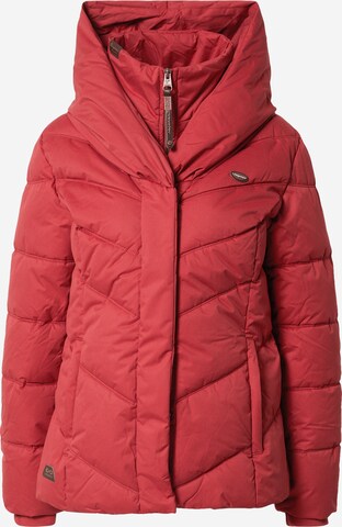 Veste d’hiver 'NATESA' Ragwear en rouge : devant