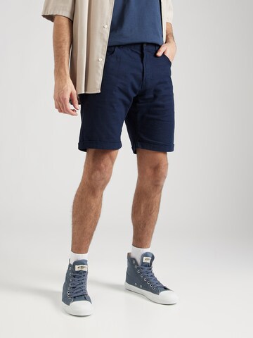 Regular Pantalon 'RICK' JACK & JONES en bleu : devant