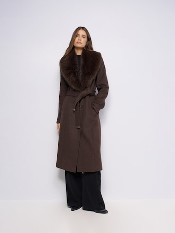 Salsa Jeans Winterjas in Bruin: voorkant