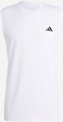 ADIDAS PERFORMANCE - Camisa funcionais 'Club Tennis' em branco: frente