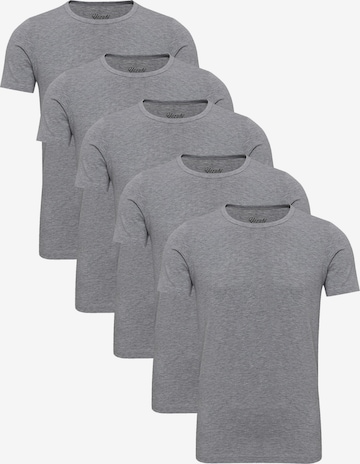 yazubi Shirt 'Mythic Crew Neck' in Grey: front