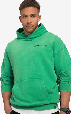 STHUGE Sweatshirt in Green: front