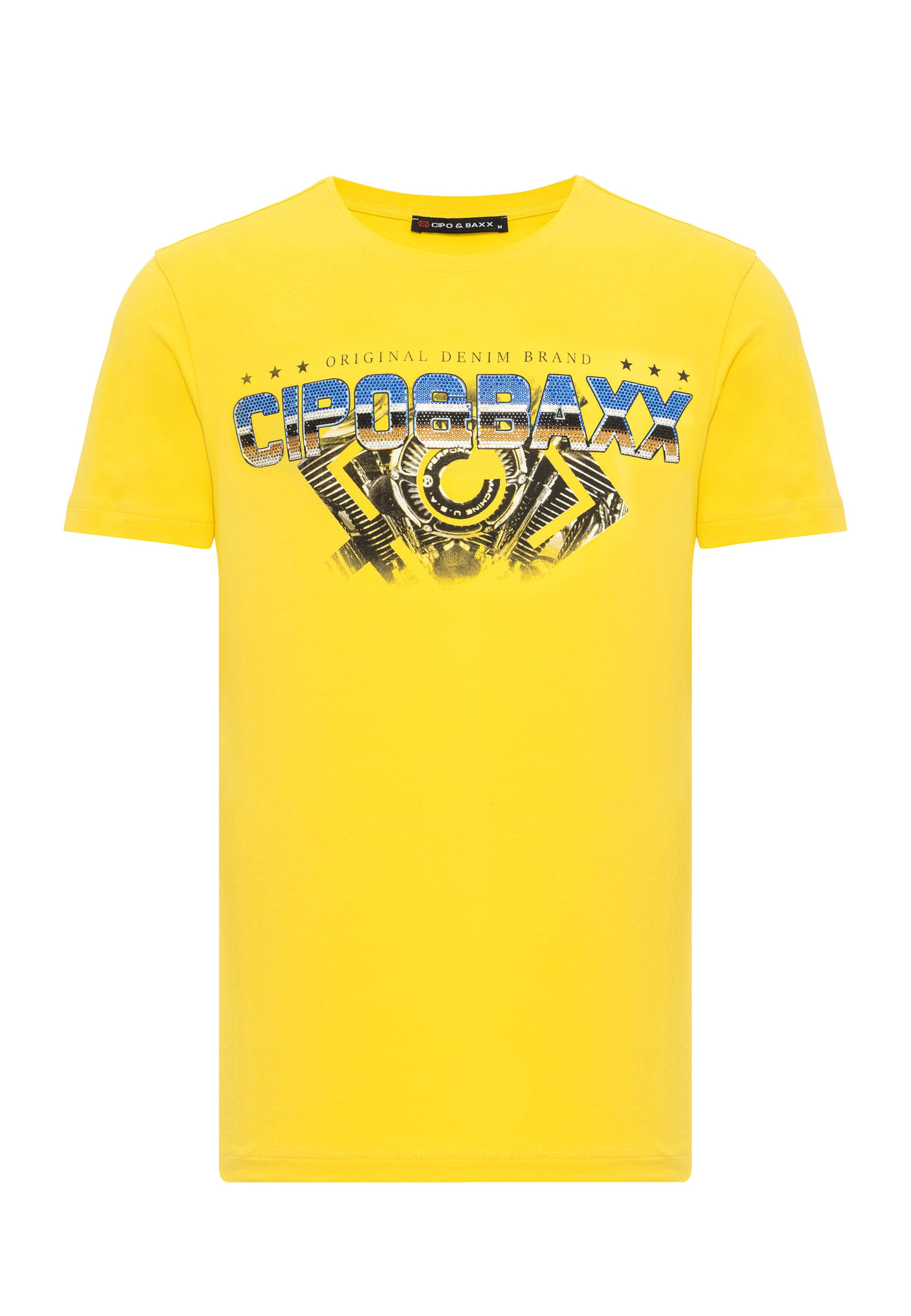 CIPO & BAXX Shirt in Yellow: front