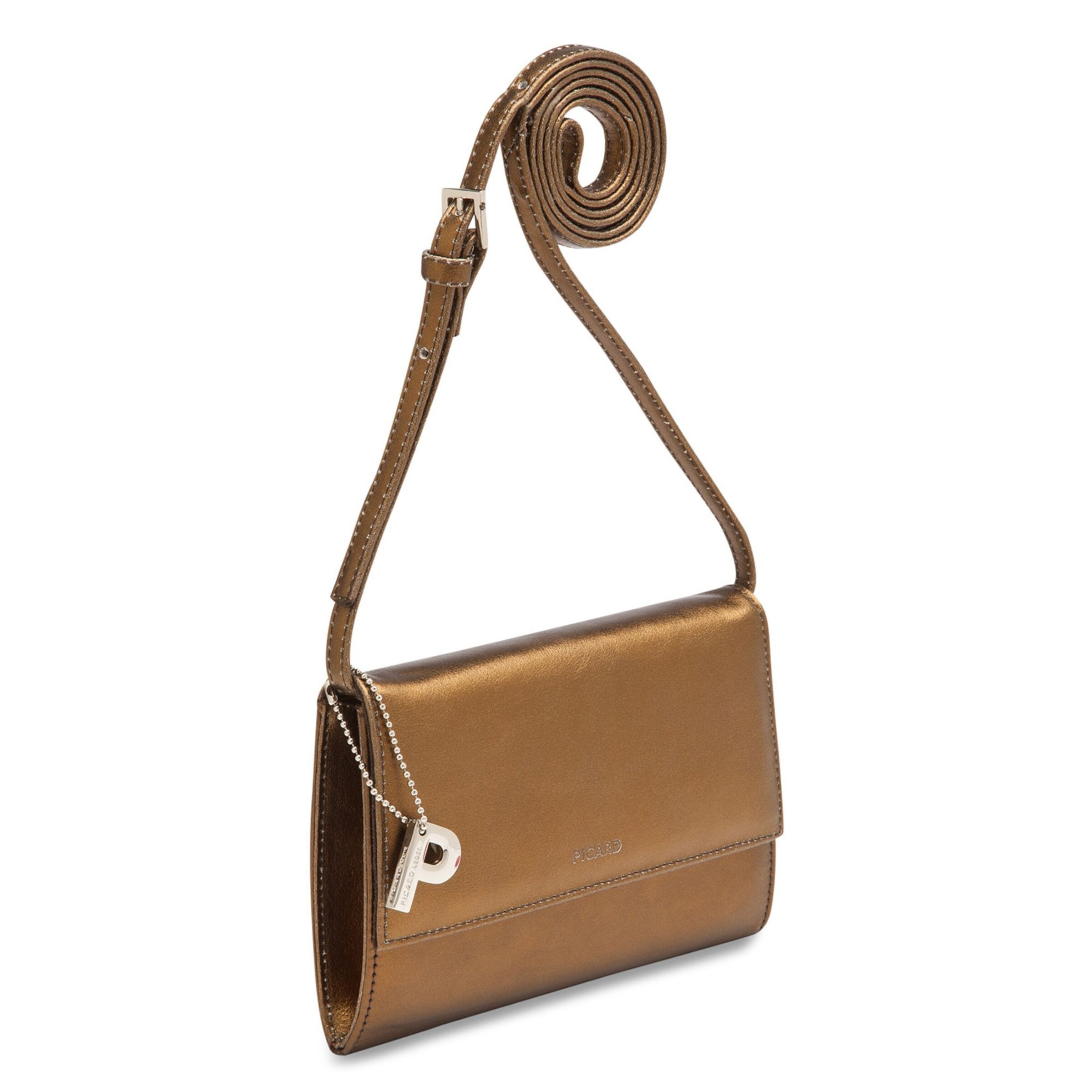 Borsa a spalla 'Auguri' di Picard in bronzo