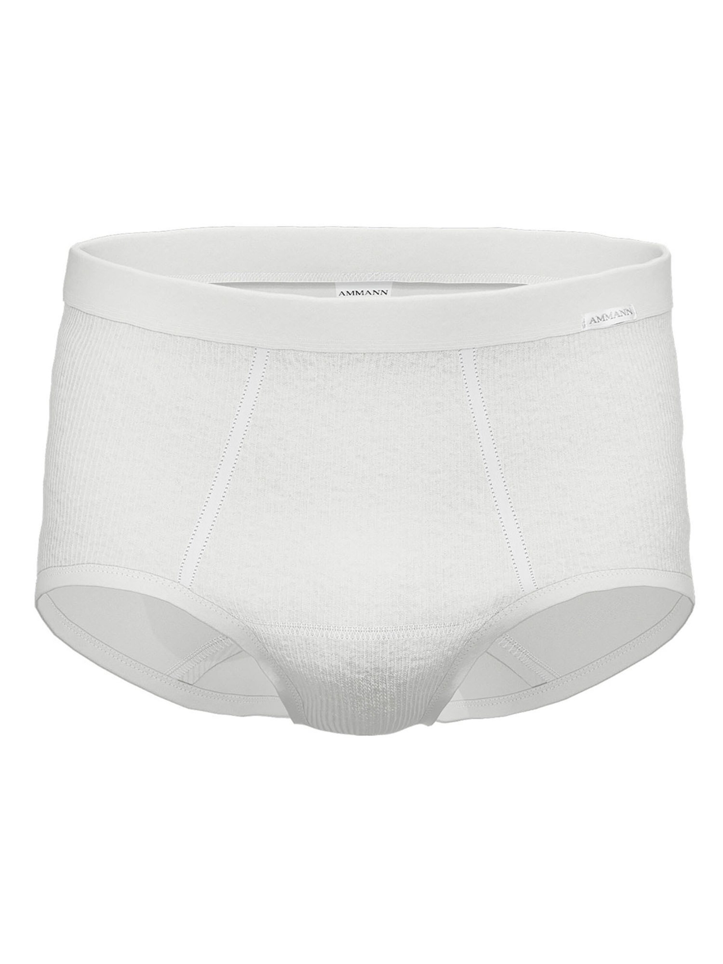 Ammann Panty 'Day Classic / Doppelripp Exquisit' in White: front