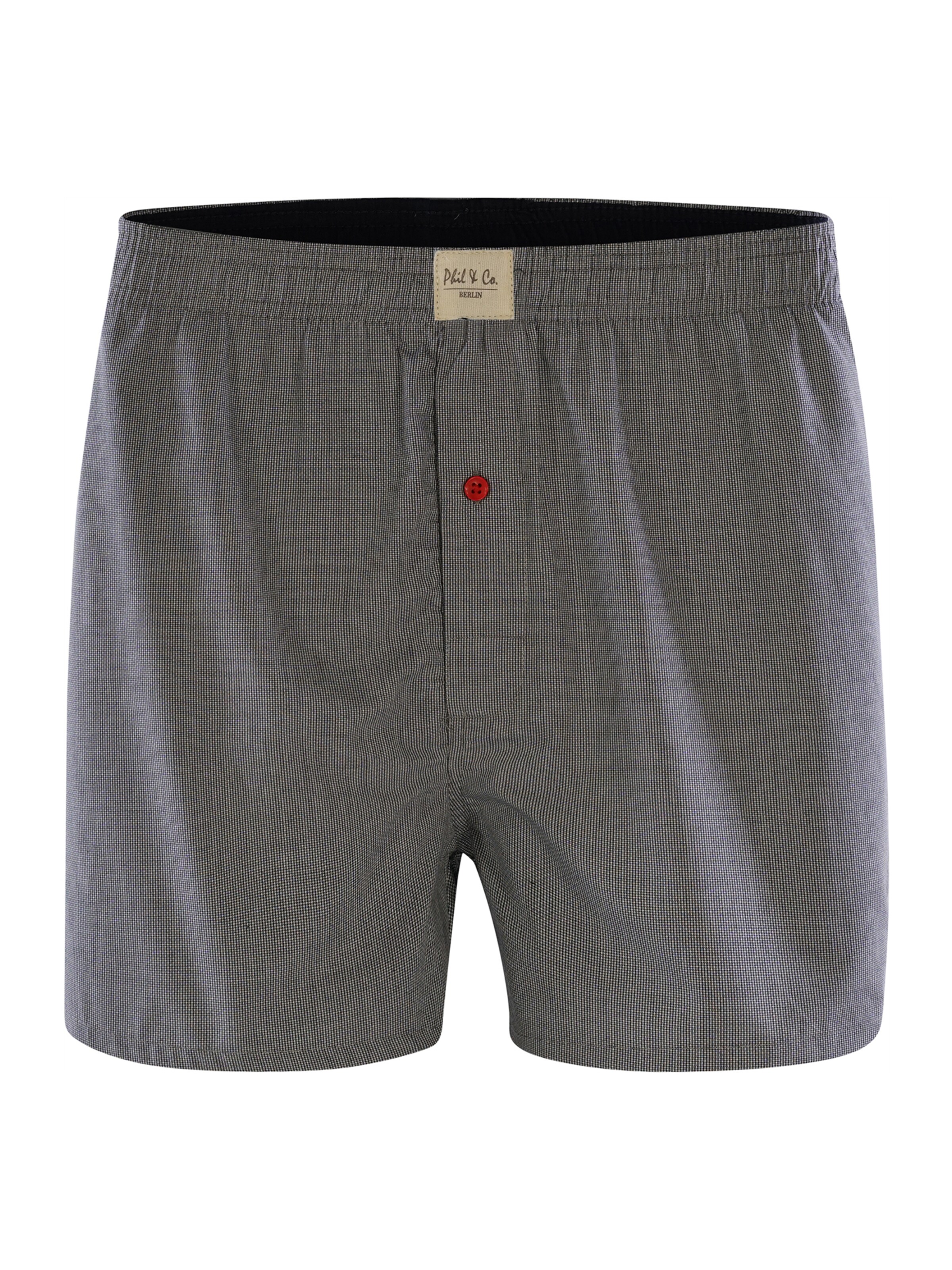 Phil & Co. Berlin Boxer shorts ' Classic Sets ' in Grey