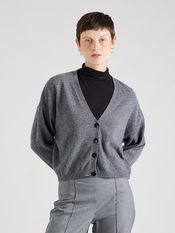 Cardigan Sisley en gris : devant