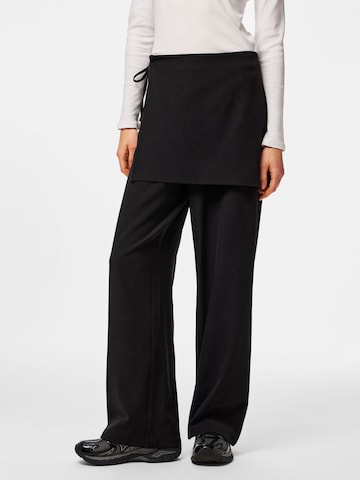 regular Pantaloni 'PCJossa' di PIECES in nero: frontale