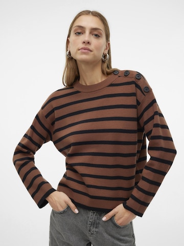 VERO MODA Pullover 'SABA' i brun