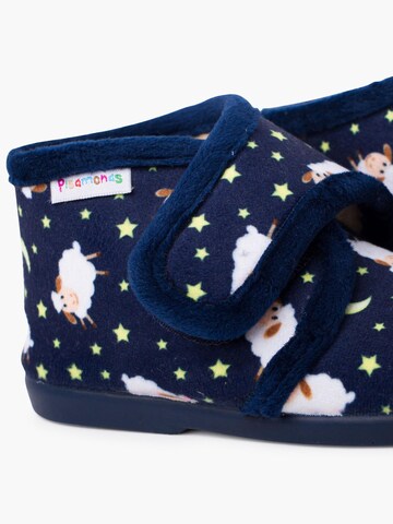 Pantoufle Pisamonas en bleu