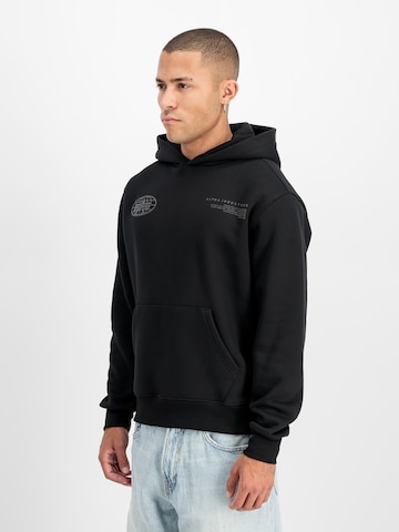 Sweat-shirt ALPHA INDUSTRIES en noir