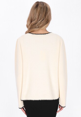 usha BLACK LABEL Knit cardigan in Beige