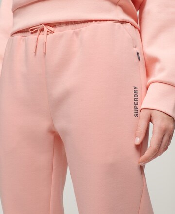 Superdry Slim fit Workout Pants in Pink