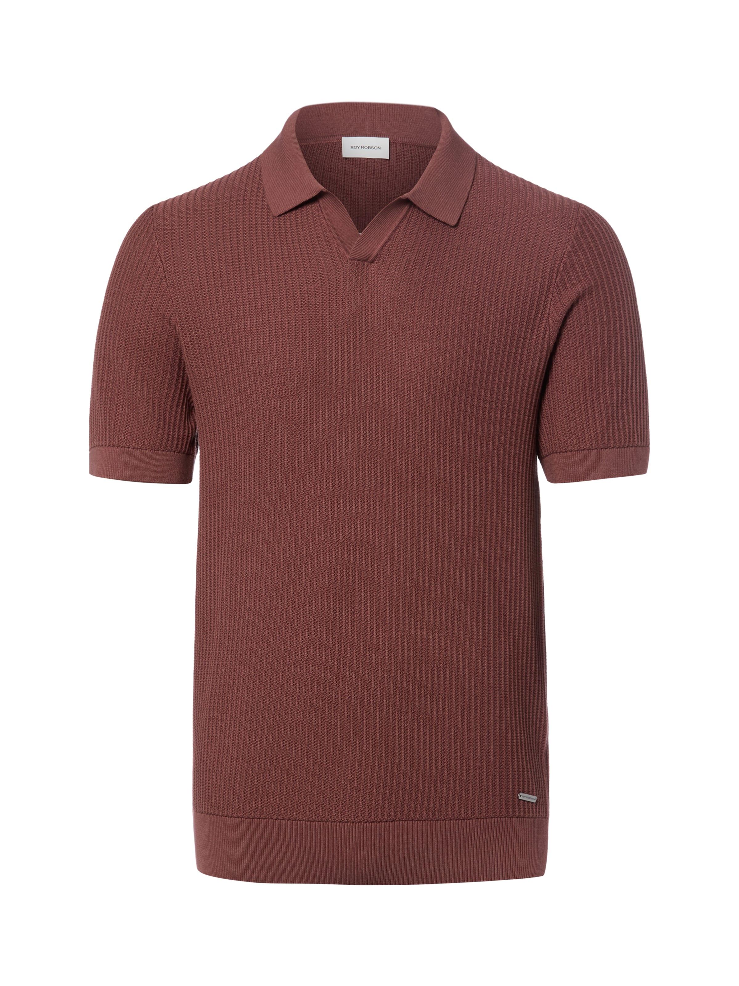 ROY ROBSON Poloshirt in Braun: Vorderseite