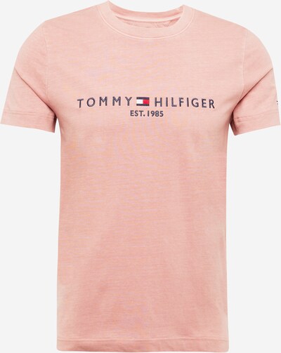 TOMMY HILFIGER Majica | mornarska / pastelno roza / rdeča / bela barva, Prikaz izdelka