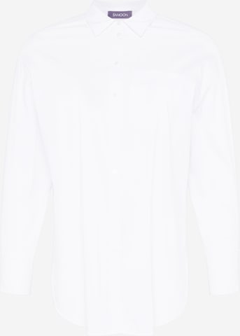 SAMOON Blouse in White: front