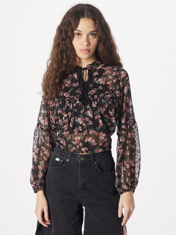 ONLY Blouse 'AIDA ELISA' in Zwart: voorkant