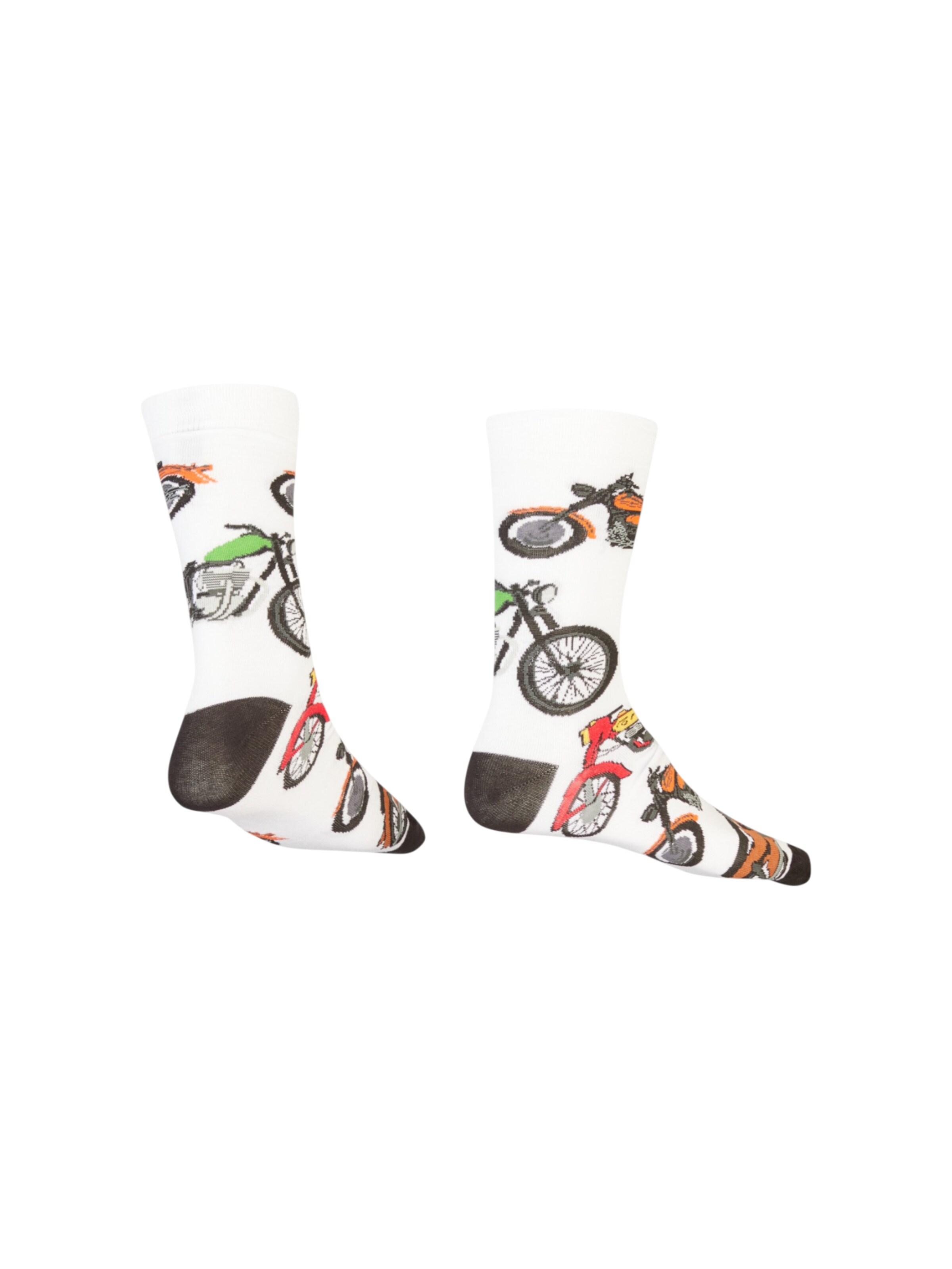 AbgeStrumpft Socks 'Motorrad' in White