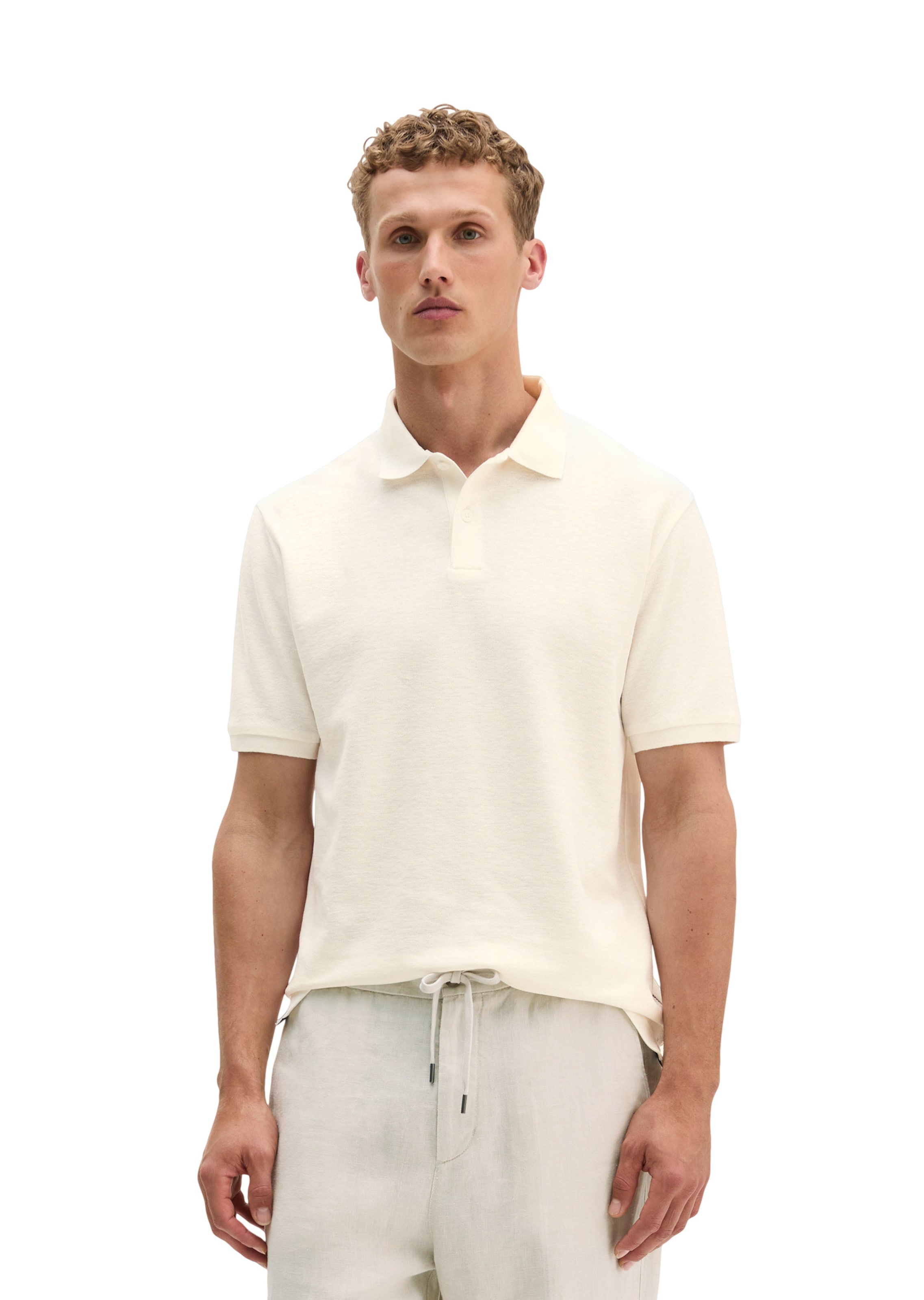 Marc O'Polo Shirt in Beige: front