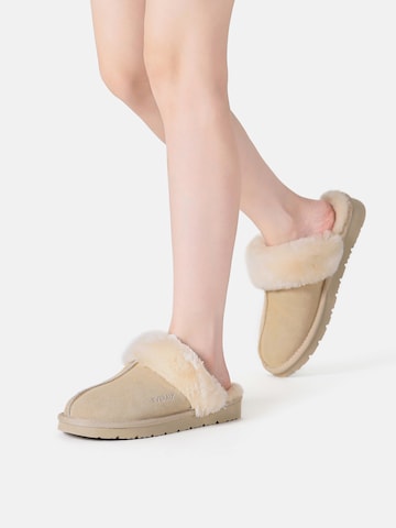 Everau Huisschoenen 'Raven' in Beige