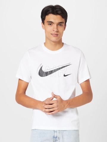 T-Shirt Nike Sportswear en blanc : devant