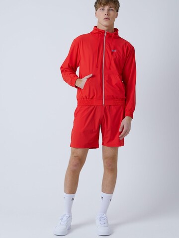 SPORTKIND Trainingsjacke 'Trainingsjacke'‌‌‌‌‌‌‌‌‌ in Rot: Vorderseite
