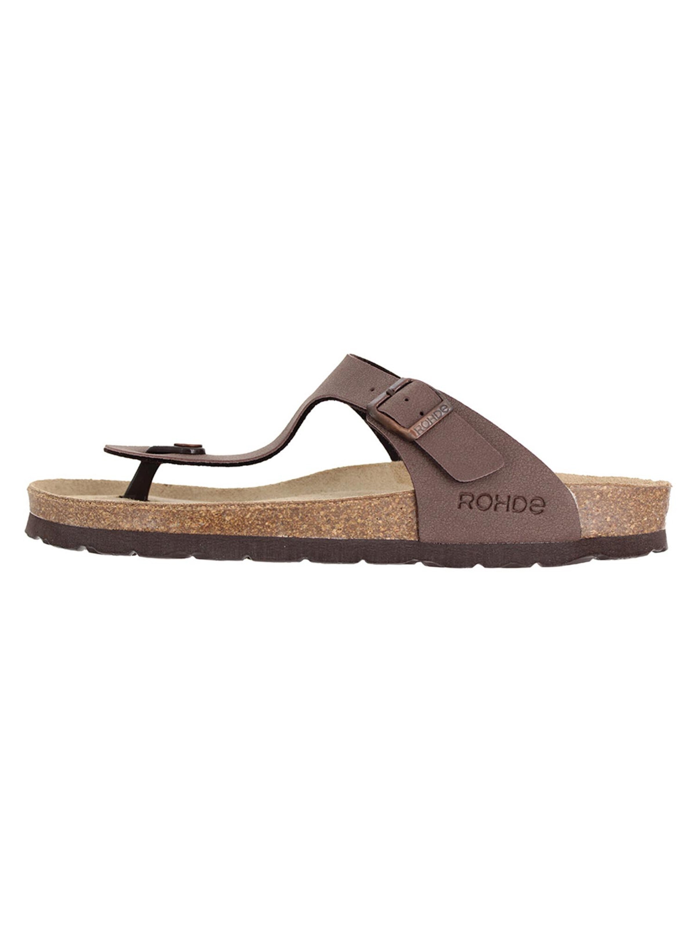 ROHDE Mules 'Alba' in Brown: front
