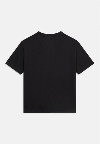 Jordan Shirt 'SHOCK AND AHHH' in Black: back