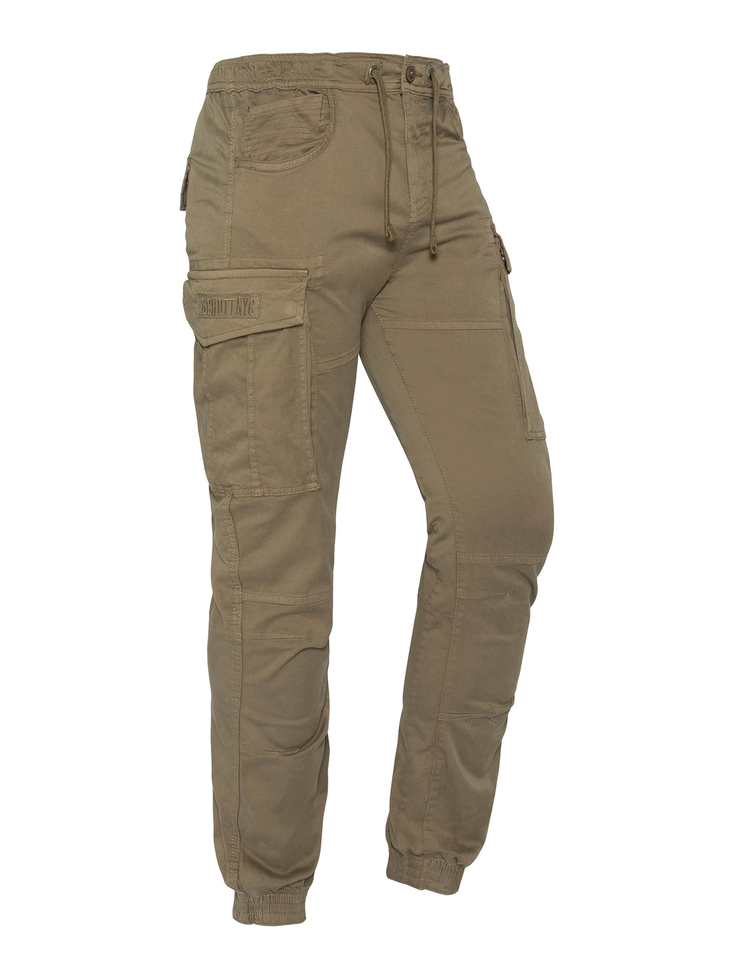 Schott NYC Regular Cargo Pants in Green