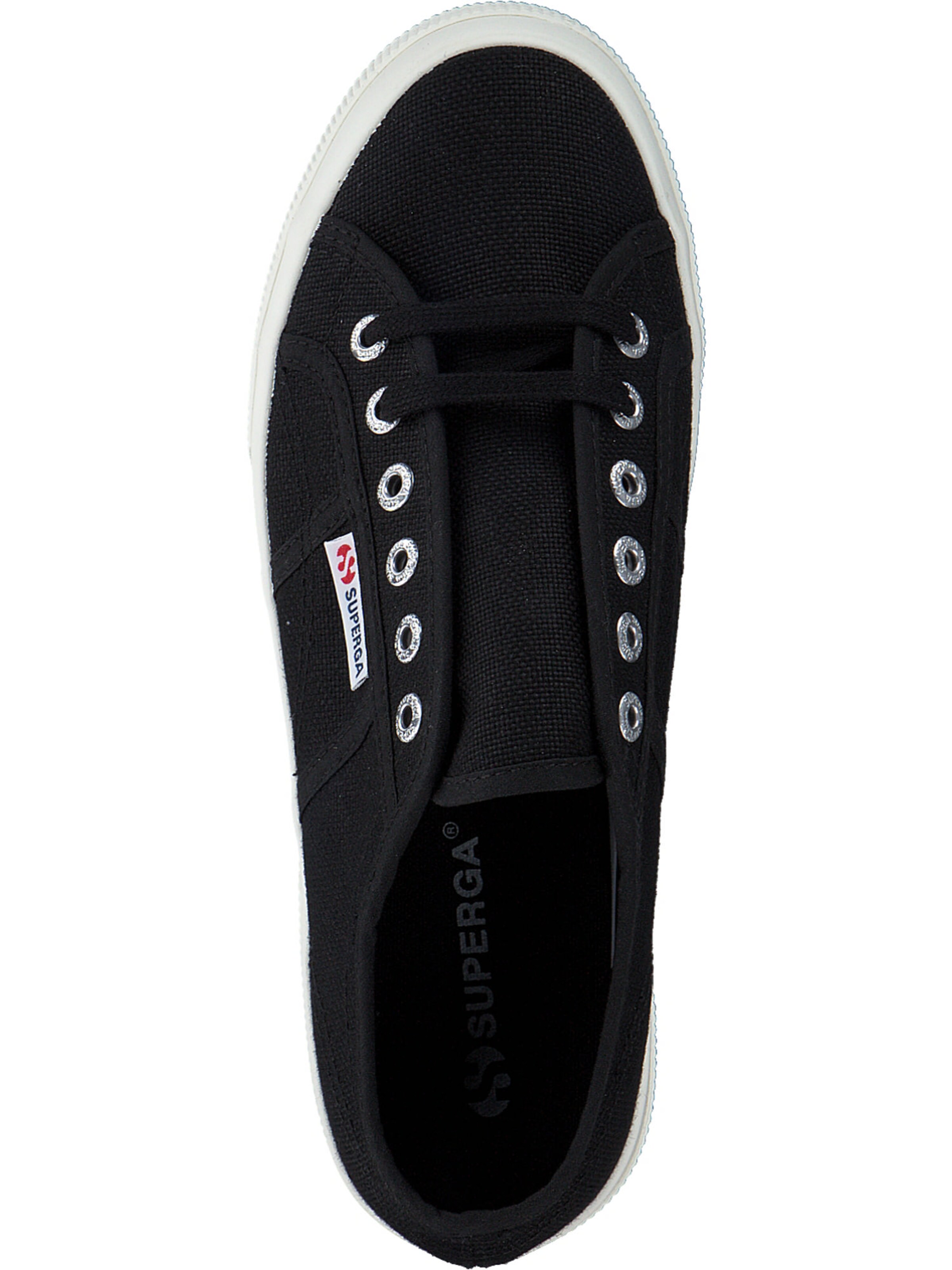 SUPERGA Sneaker in Schwarz