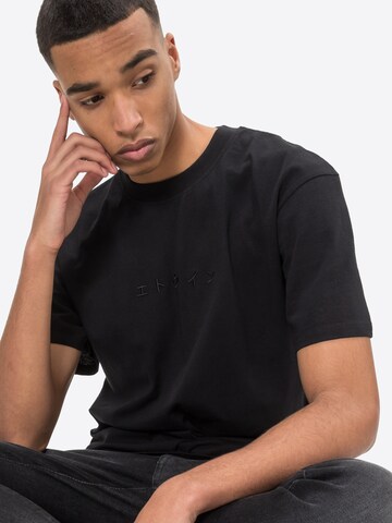 Regular fit Maglietta 'Katakana Embroidery' di EDWIN in nero