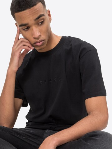 Coupe regular T-Shirt 'Katakana Embroidery' EDWIN en noir