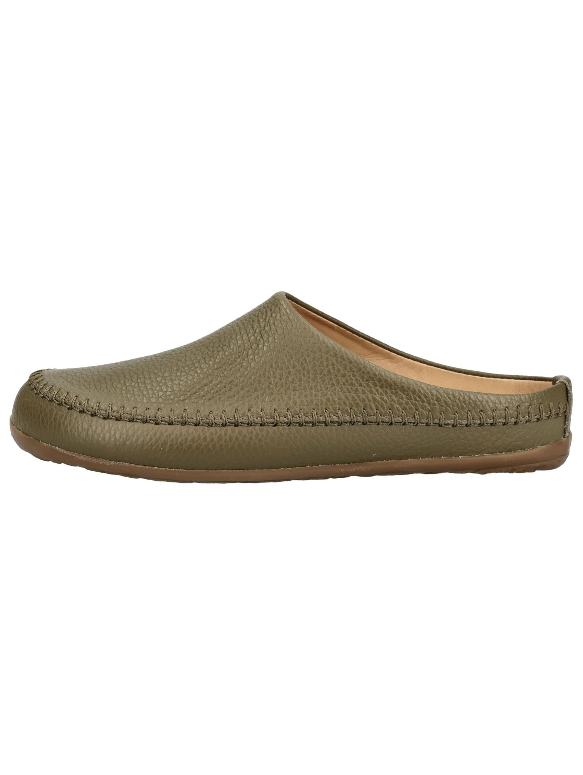 HAFLINGER Slippers in Green