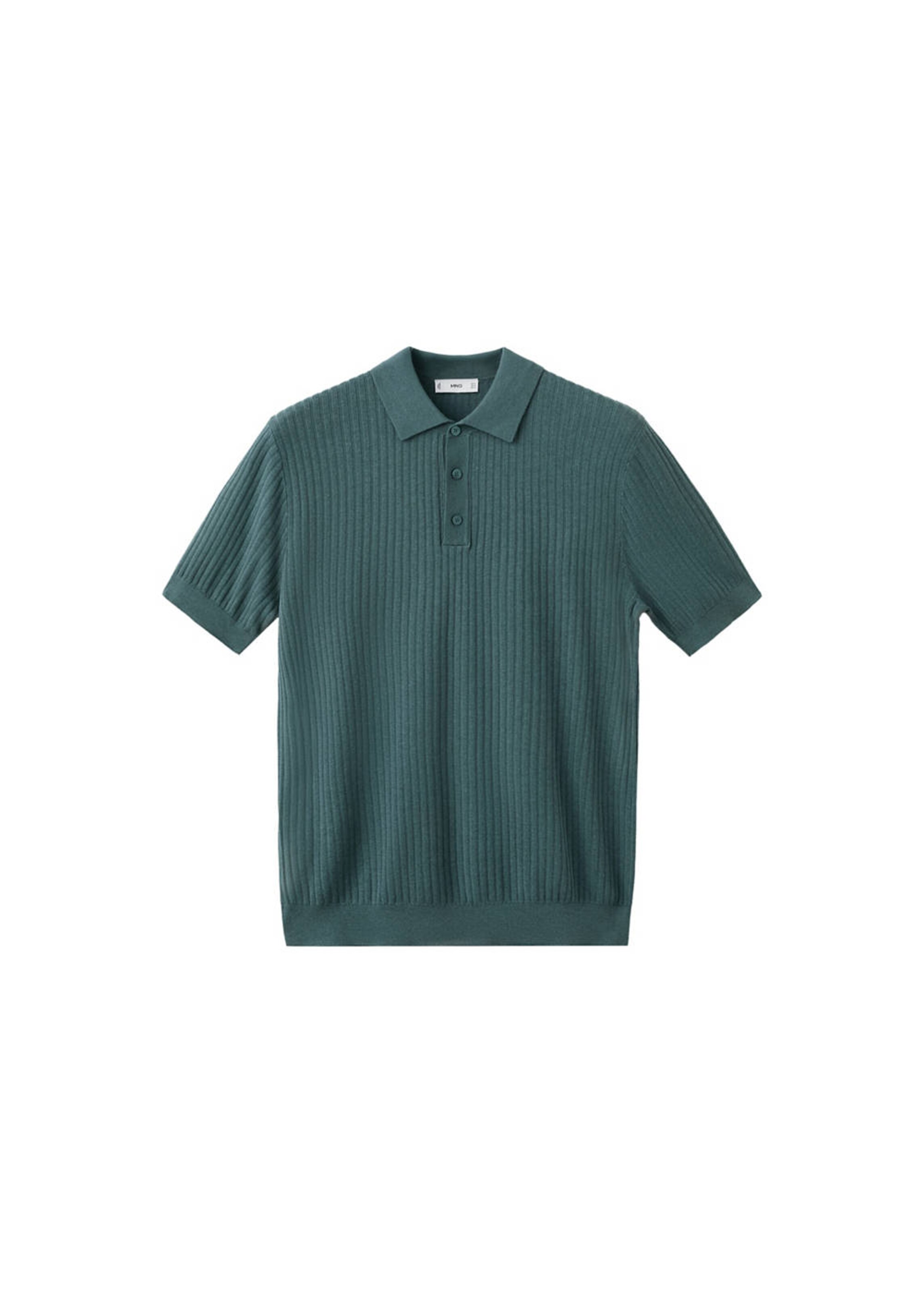 MANGO MAN Shirt 'Paule' in Green: front