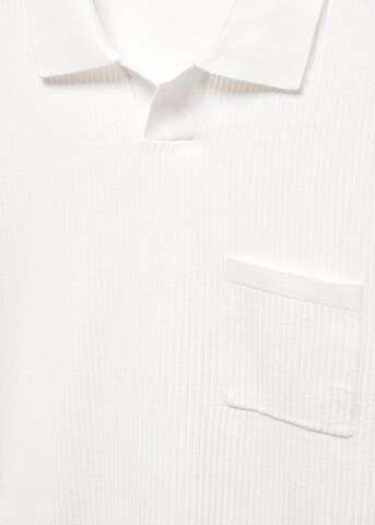 MANGO MAN Shirt 'luca' in Weiß