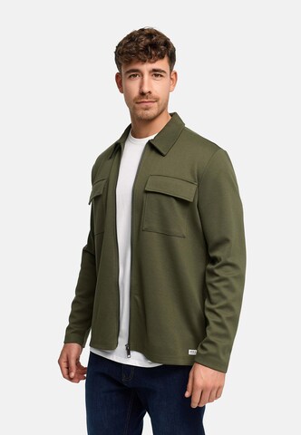 Coupe regular Chemise business 'Nezzo' INDICODE JEANS en vert