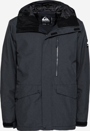 QUIKSILVER Sport-Jacke 'MISSION SOLID' in schwarzmeliert, Produktansicht