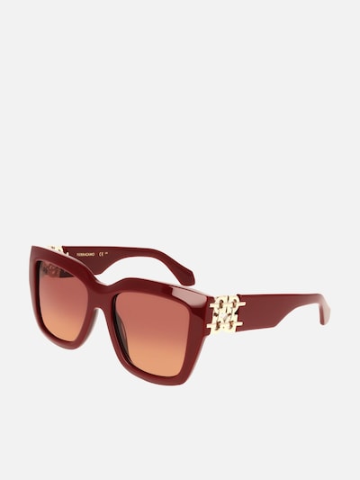 FERRAGAMO Sonnenbrille‌‌‌‌‌‌ in 55 in rot, Produktansicht