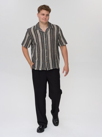 Dxnmxrk Shirt 'DXFolio' in Zwart