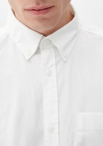 s.Oliver Slim fit Button Up Shirt in White