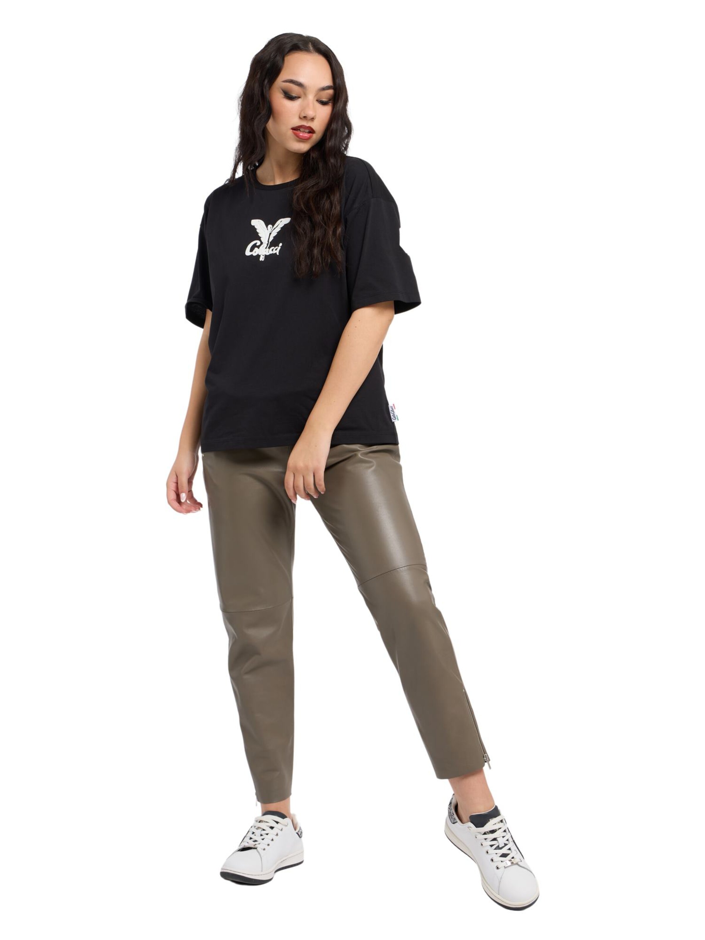 Carlo Colucci Regular Hose ' Demichiel ' in Grün