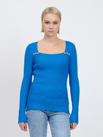 Influencer - Camisa em mistura de cores: frente