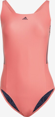 Bustier Maillot de bain sport ADIDAS SPORTSWEAR en rouge : devant