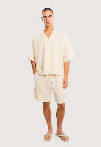 Fit confort Chemise Another Cotton Lab en blanc