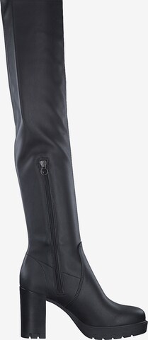 TAMARIS Over the Knee Boots in Black