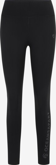 Leggings 'Beauty' OCEANSAPART pe gri grafit / negru, Vizualizare produs